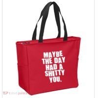 Funny Maybe The Day Had A Shitty You Tote Bag thumb 2