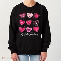 Funny Math Teacher Valentine's Day Pi Math Lover Outfits Women's Sweatshirt thumb 0