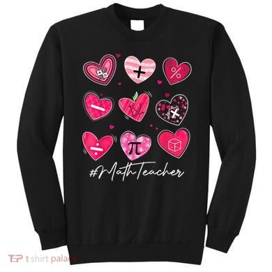 Funny Math Teacher Valentine's Day Pi Math Lover Outfits Sweatshirt