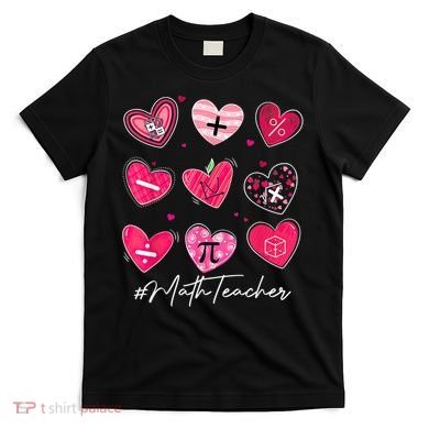 Funny Math Teacher Valentine's Day Pi Math Lover Outfits T-Shirt