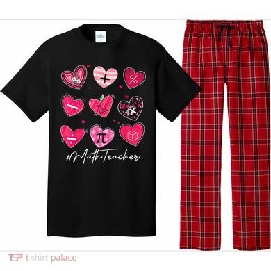Funny Math Teacher Valentine's Day Pi Math Lover Outfits Pajama Set