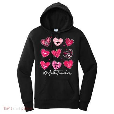 Funny Math Teacher Valentine's Day Pi Math Lover Outfits Women's Hoodie