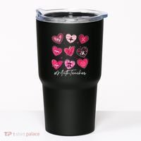 Funny Math Teacher Valentine's Day Pi Math Lover Outfits Tumbler thumb 0