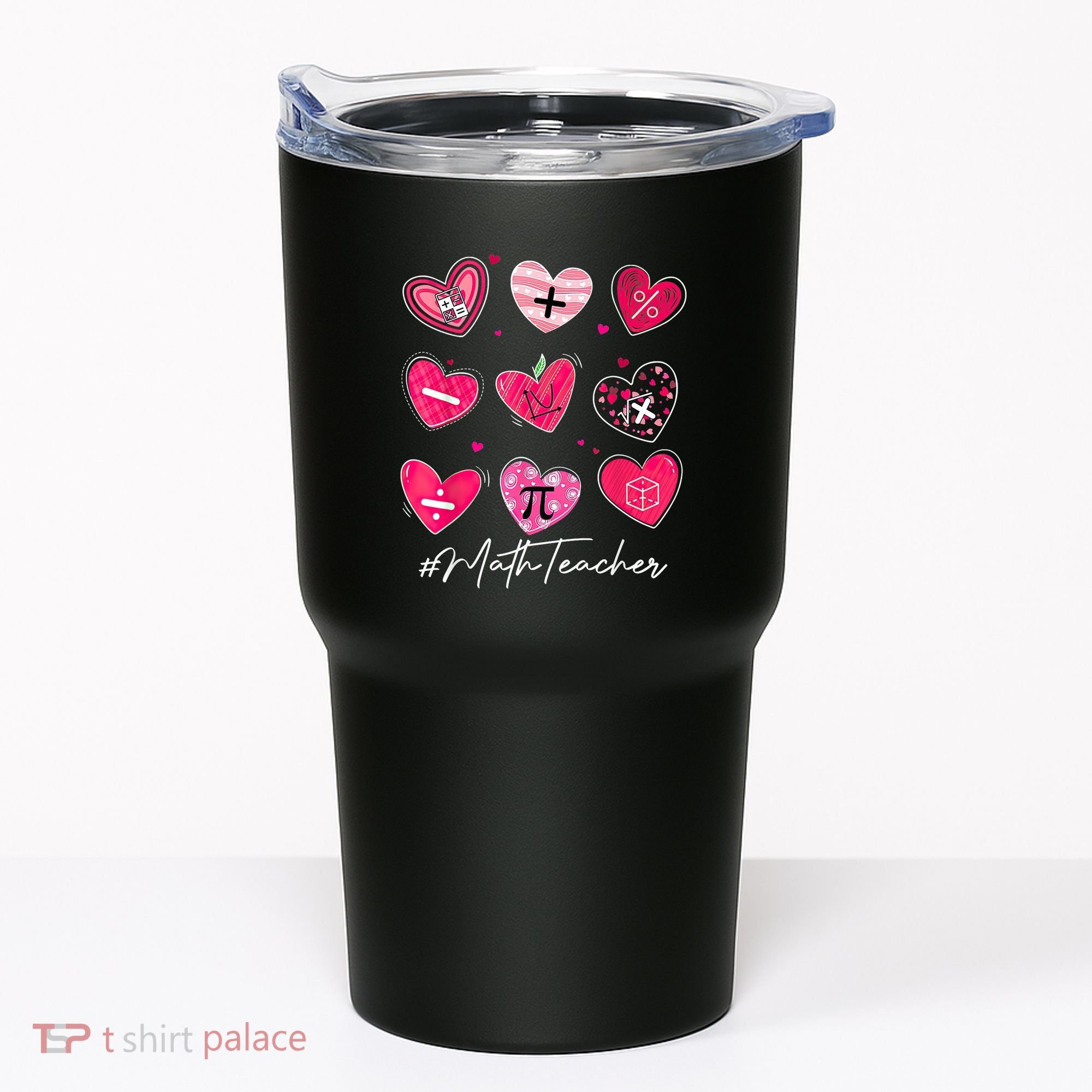 Funny Math Teacher Valentine's Day Pi Math Lover Outfits Tumbler
