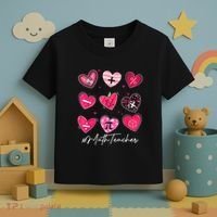 Funny Math Teacher Valentine's Day Pi Math Lover Outfits Toddler T-Shirt thumb 3