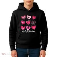 Funny Math Teacher Valentine's Day Pi Math Lover Outfits Kids Hoodie thumb 4