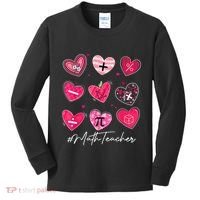 Funny Math Teacher Valentine's Day Pi Math Lover Outfits Kids Long Sleeve Shirt thumb 0