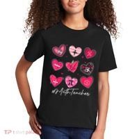 Funny Math Teacher Valentine's Day Pi Math Lover Outfits Kids T-Shirt thumb 2