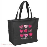 Funny Math Teacher Valentine's Day Pi Math Lover Outfits Tote Bag thumb 2