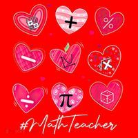 Funny Math Teacher Valentine's Day Pi Math Lover Outfits Santa Hat thumb 1
