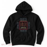 Funny Math Teacher Area Perimeter Cool Math Math Teacher Hoodie thumb 0