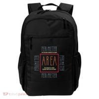 Funny Math Teacher Area Perimeter Cool Math Math Teacher Backpack thumb 0