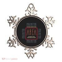 Funny Math Teacher Area Perimeter Cool Math Math Teacher Ornament thumb 0