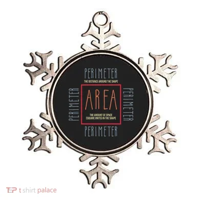 Funny Math Teacher Area Perimeter Cool Math Math Teacher Ornament