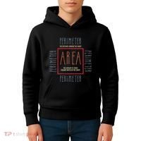 Funny Math Teacher Area Perimeter Cool Math Math Teacher Kids Hoodie thumb 4
