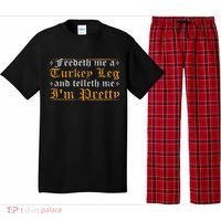 Feedeth Me Turkey Telleth I'm Pretty Renaissance Ren Faire Pajama Set thumb 0