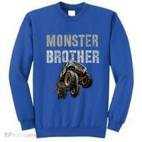 Funny Monster Truck Brother Birthday Bro Son Mom Dad Gift Sweatshirt thumb 0