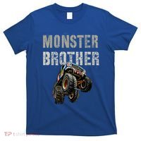 Funny Monster Truck Brother Birthday Bro Son Mom Dad Gift T-Shirt thumb 0