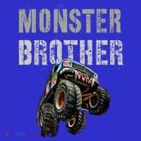 Funny Monster Truck Brother Birthday Bro Son Mom Dad Gift Visor thumb 3