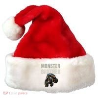 Funny Monster Truck Brother Birthday Bro Son Mom Dad Gift Santa Hat thumb 0