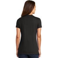 Fur Missiles Teaching Criminals Blue Line K9 Dog Unit Police Women's V-Neck T-Shirt thumb 1