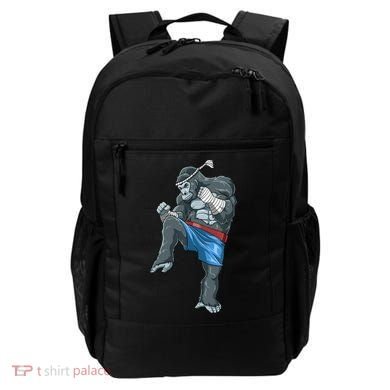 Funny Muay Thai Gorilla Thai Boxing Backpack