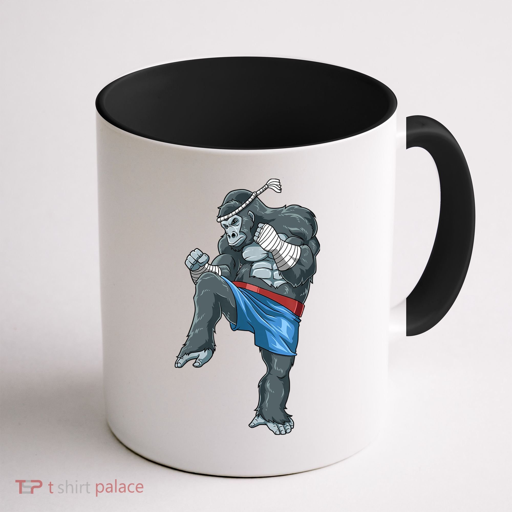 Funny Muay Thai Gorilla Thai Boxing Coffee Mug