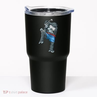 Funny Muay Thai Gorilla Thai Boxing Tumbler