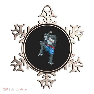 Funny Muay Thai Gorilla Thai Boxing Ornament