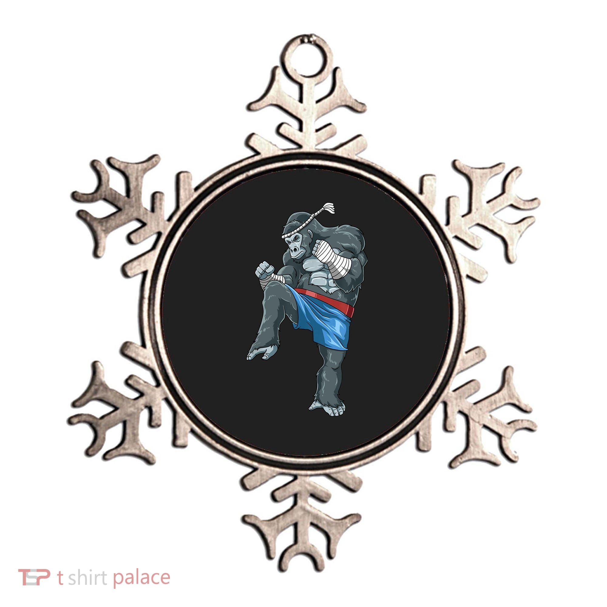 Funny Muay Thai Gorilla Thai Boxing Ornament