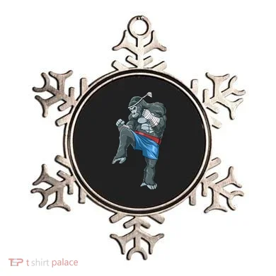 Funny Muay Thai Gorilla Thai Boxing Ornament