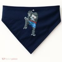 Funny Muay Thai Gorilla Thai Boxing USA-Made Doggie Bandana thumb 0