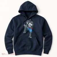 Funny Muay Thai Gorilla Thai Boxing Hoodie thumb 0