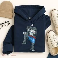 Funny Muay Thai Gorilla Thai Boxing Hoodie thumb 4