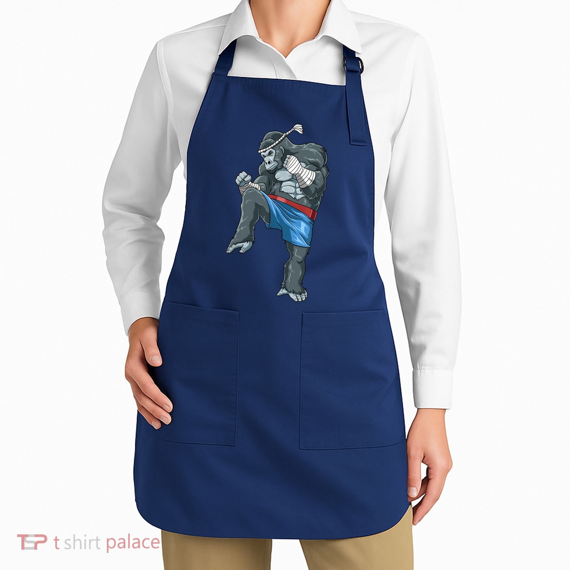 Funny Muay Thai Gorilla Thai Boxing Apron