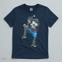 Funny Muay Thai Gorilla Thai Boxing T-Shirt thumb 5