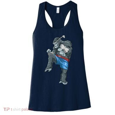 Funny Muay Thai Gorilla Thai Boxing Women's Tank Top