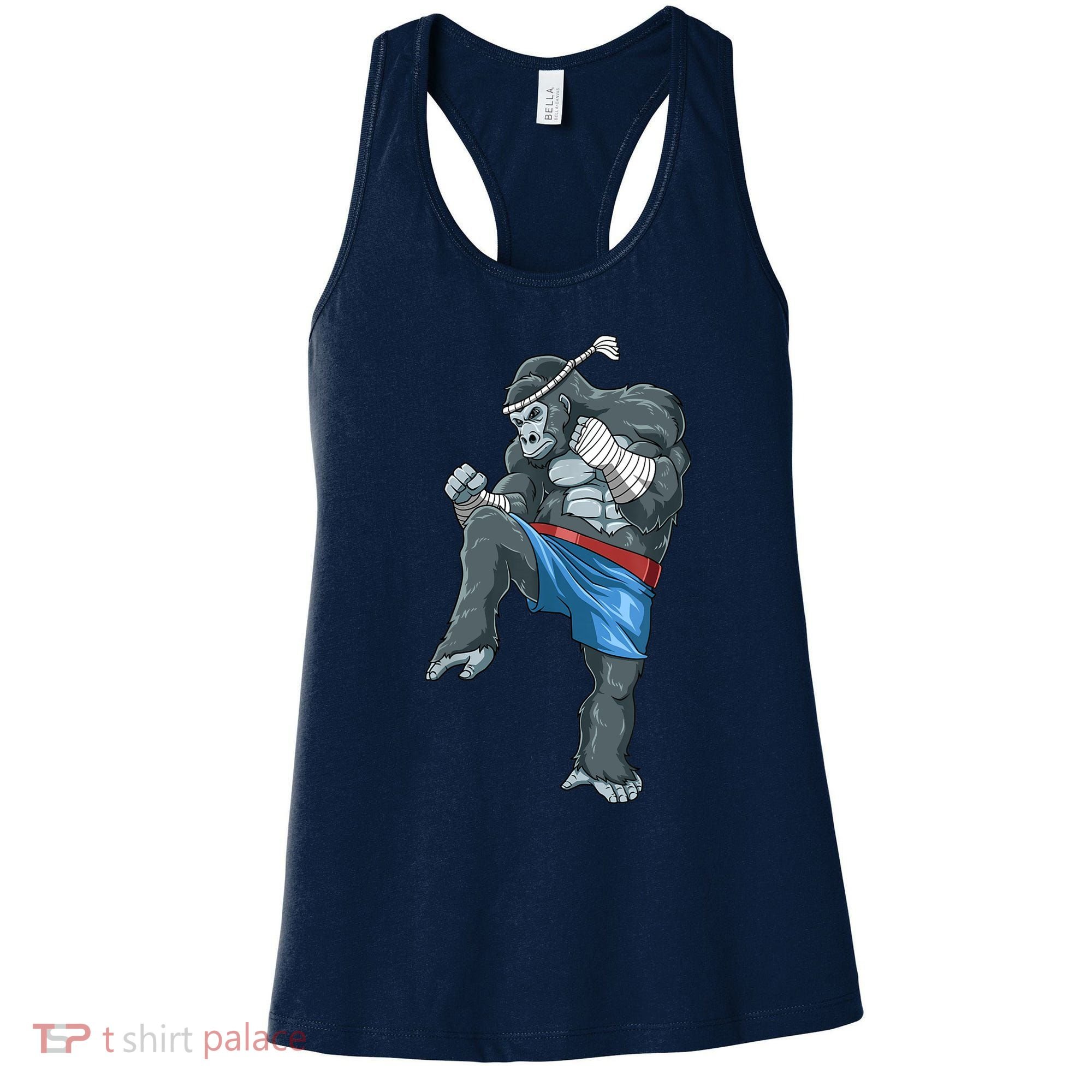 Funny Muay Thai Gorilla Thai Boxing Women's Tank Top