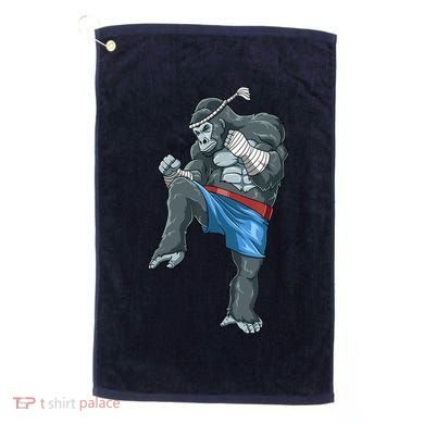 Funny Muay Thai Gorilla Thai Boxing Golf Towel