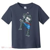 Funny Muay Thai Gorilla Thai Boxing Toddler T-Shirt thumb 0