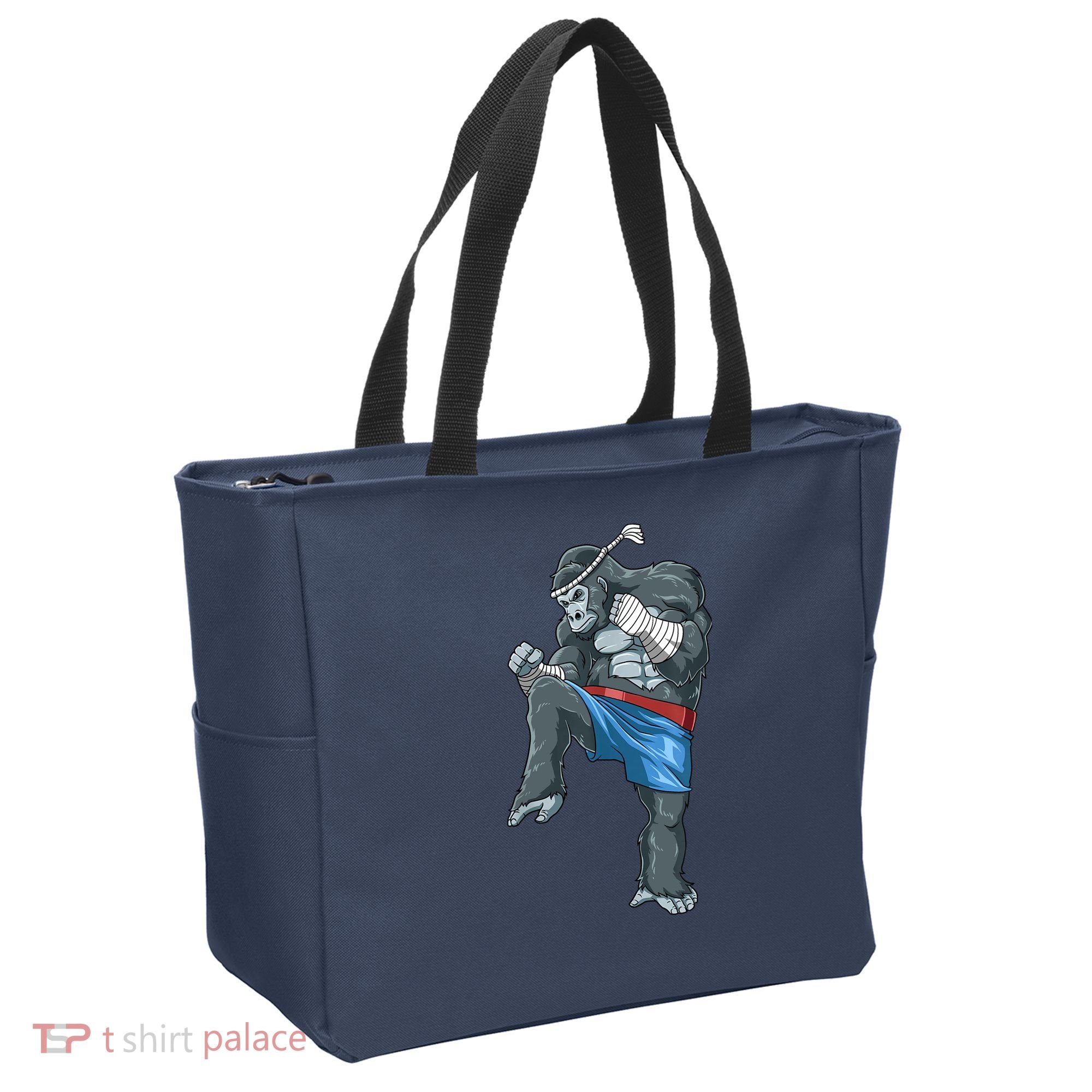 Funny Muay Thai Gorilla Thai Boxing Tote Bag