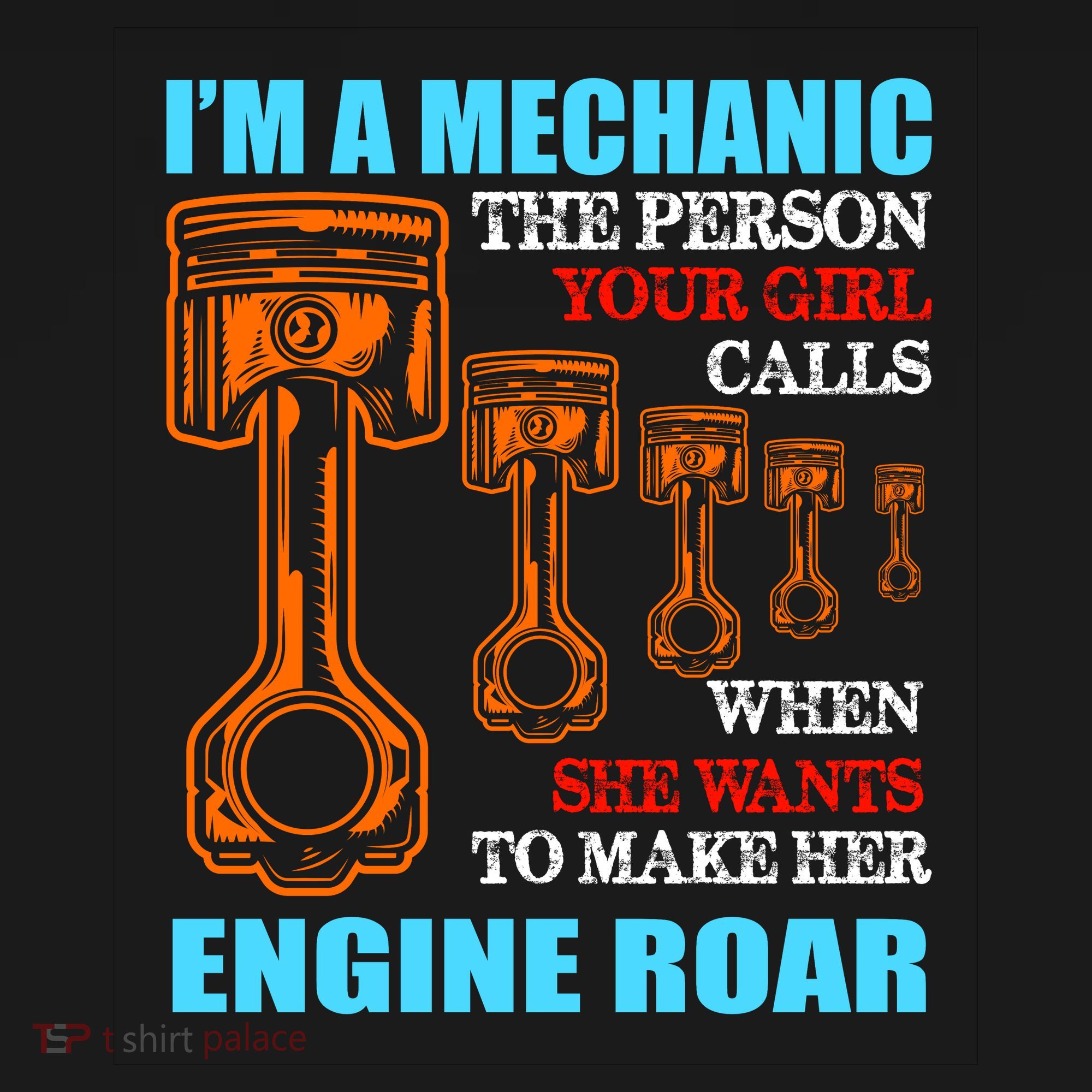 Funny Mechanic The Person Your Girl Calls When She Wants To Make Her Engine Roar Women's Tank Top