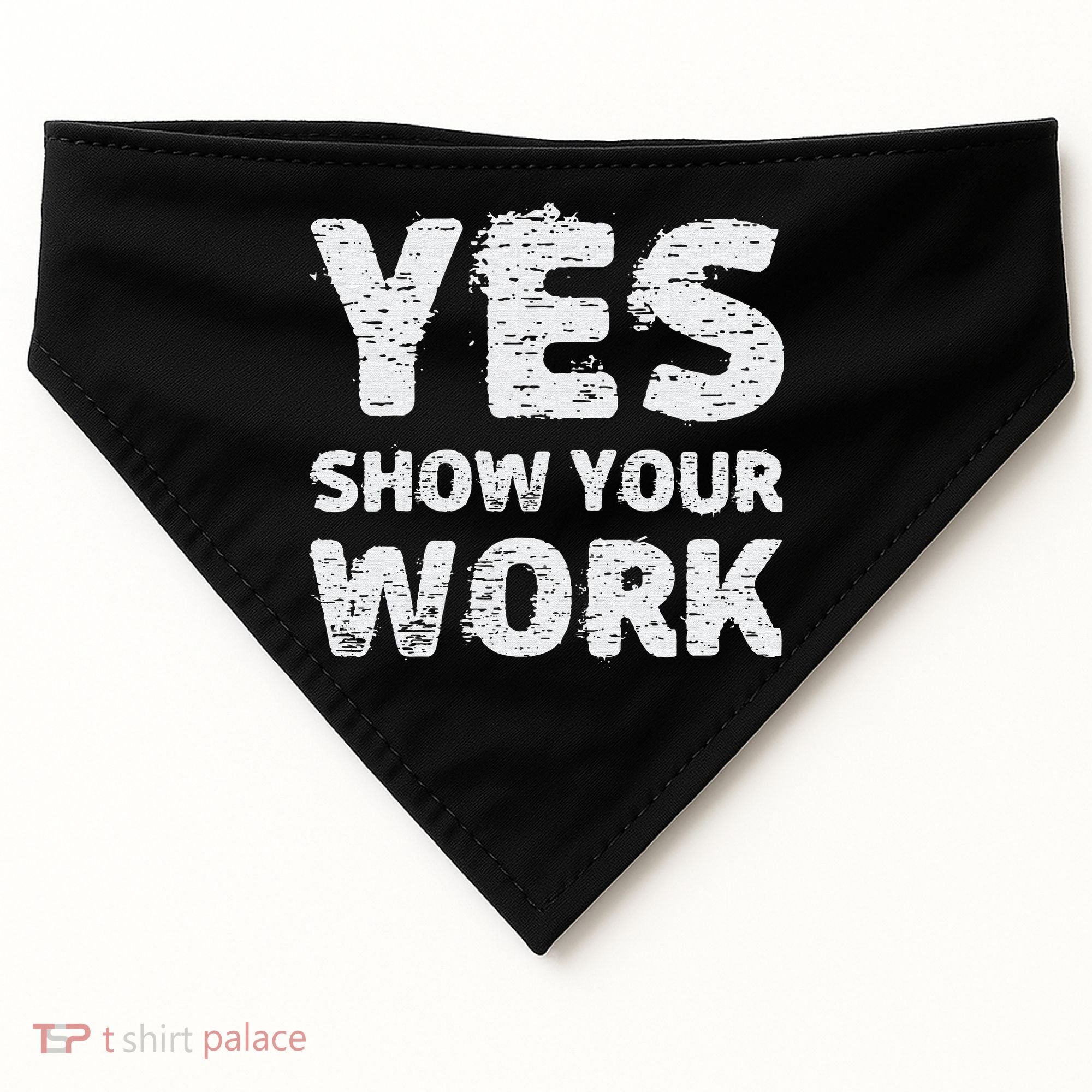 Funny Math Teacher show your work thanks Equation physics USA-Made Doggie Bandana