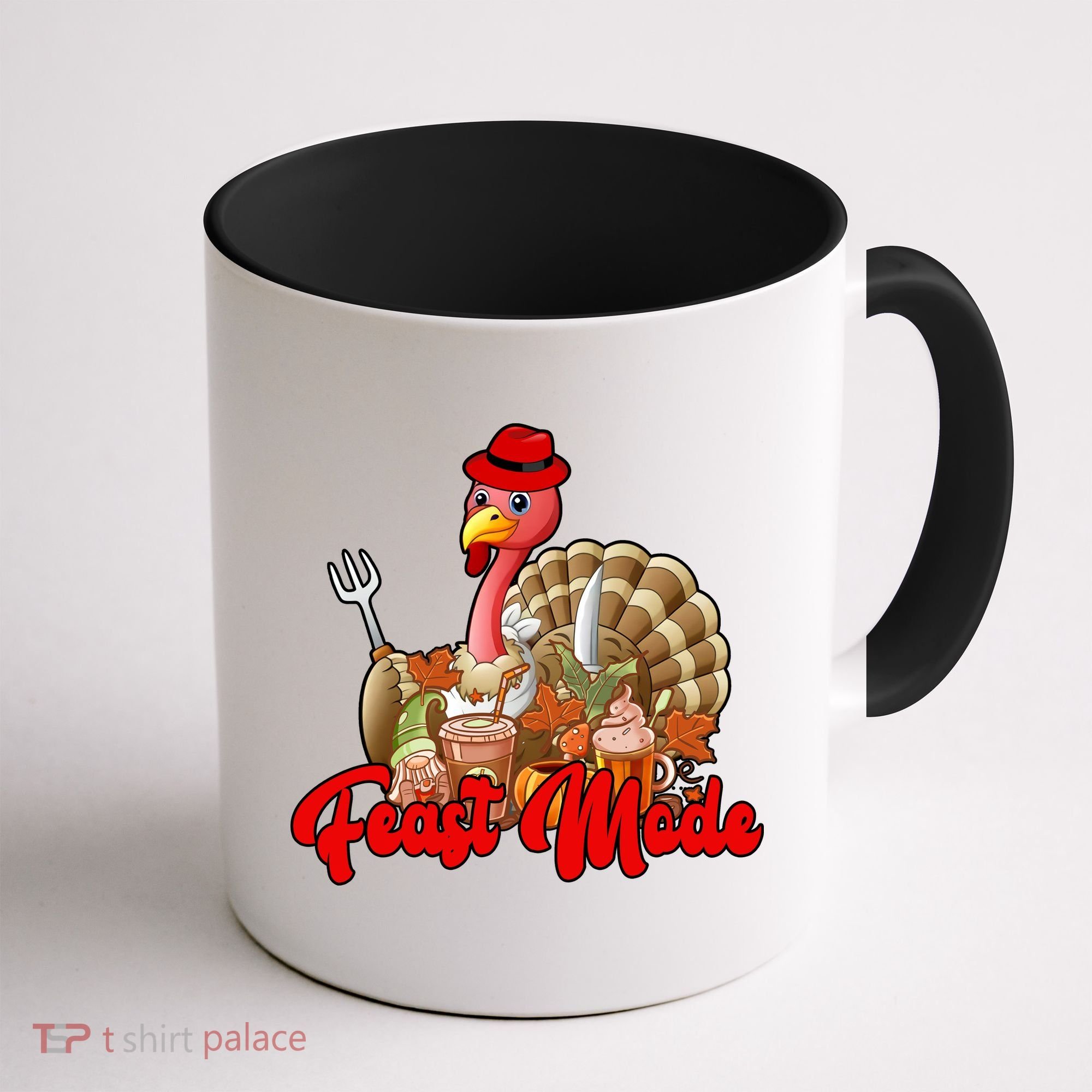 Feast Mode Turkey Thanksgiving Holiday Coffee Mug