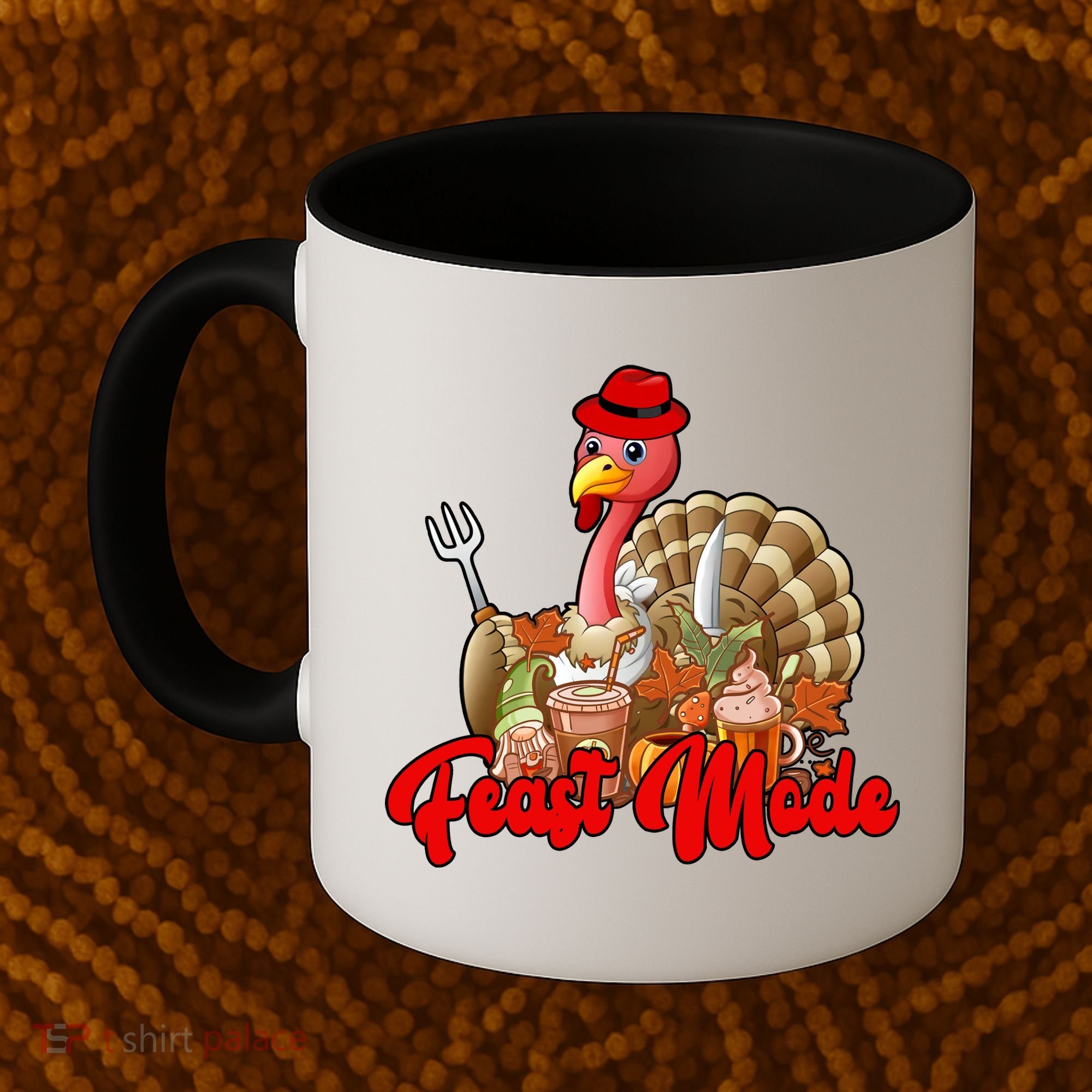 Feast Mode Turkey Thanksgiving Holiday Coffee Mug