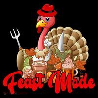 Feast Mode Turkey Thanksgiving Holiday Coffee Mug thumb 5