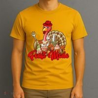 Feast Mode Turkey Thanksgiving Holiday T-Shirt thumb 3