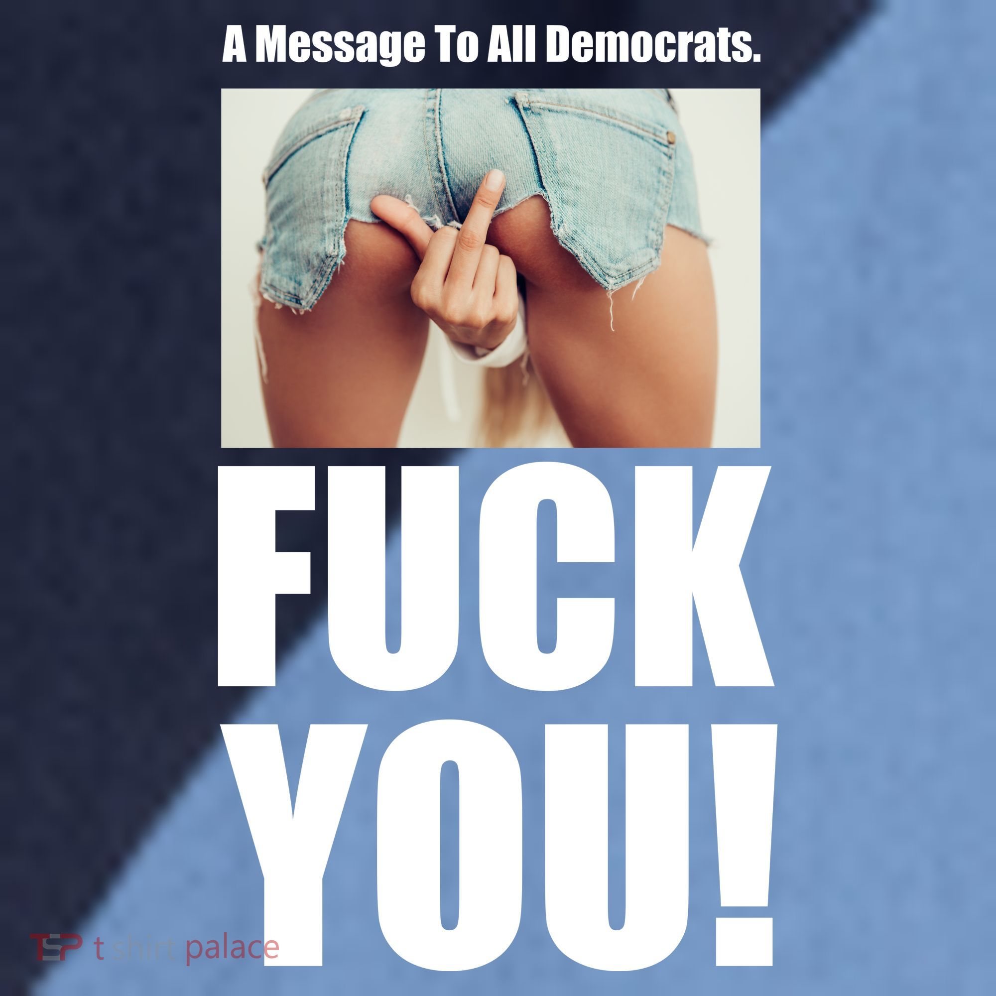 Funny Message To Democrats Raglan Baseball Sleeve Shirt