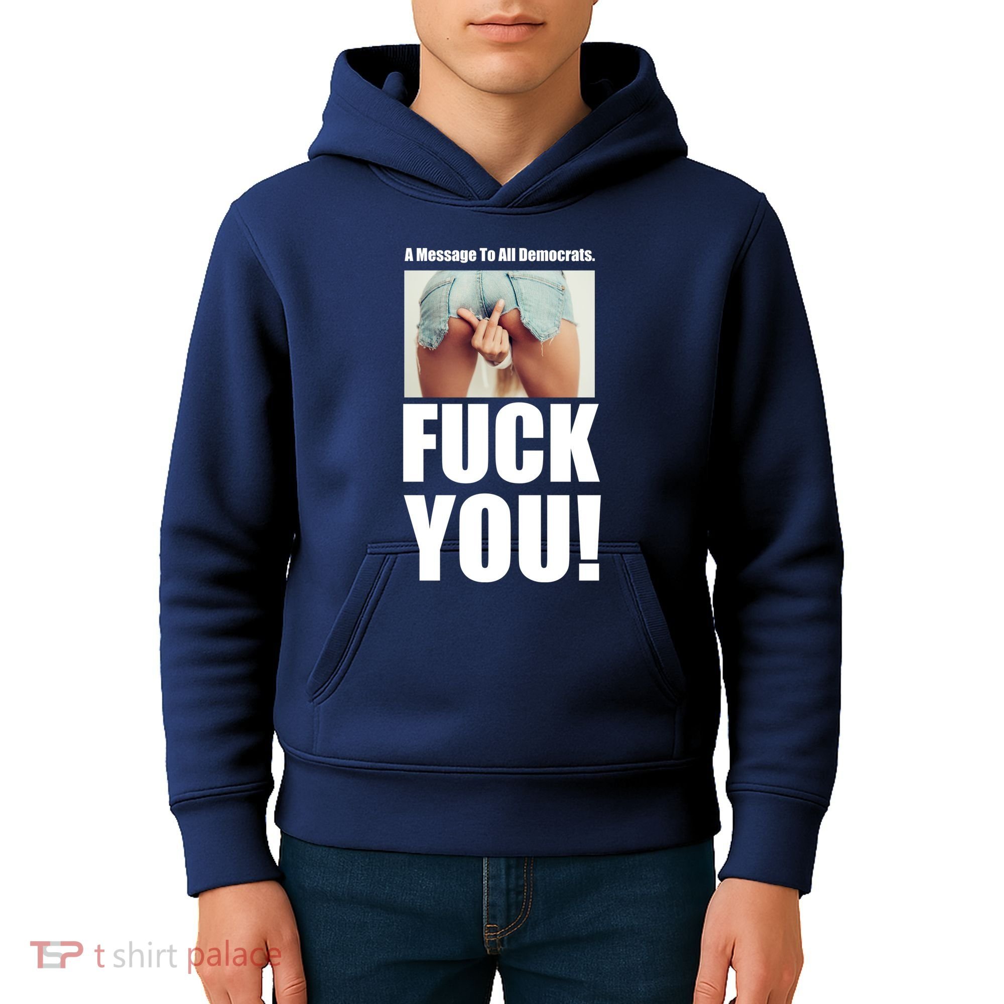Funny Message To Democrats Kids Hoodie