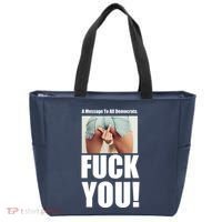 Funny Message To Democrats Tote Bag thumb 0